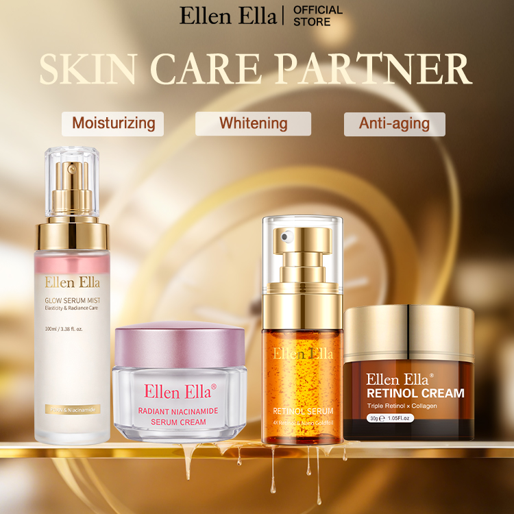 Ellen Ella Best Care Kit.Whitening Partner+Anti-aging Partner.Restore youthful and radiant skin