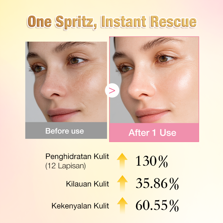 3-in-1 Glow Spray Serum-Makeup Artist–Approved Glow, Day & Night.Approved Mist To Calm, Hydrate, And Boost Glow In One Spray.The second item is only ₱400.