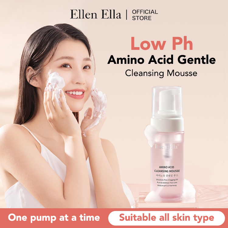 Low Ph Amino Acid Gentle Cleansing Mousse 120ml-Buy 1 take 1-Cleasing and Makeup remover in one(such as tone up cream and sunscreen)