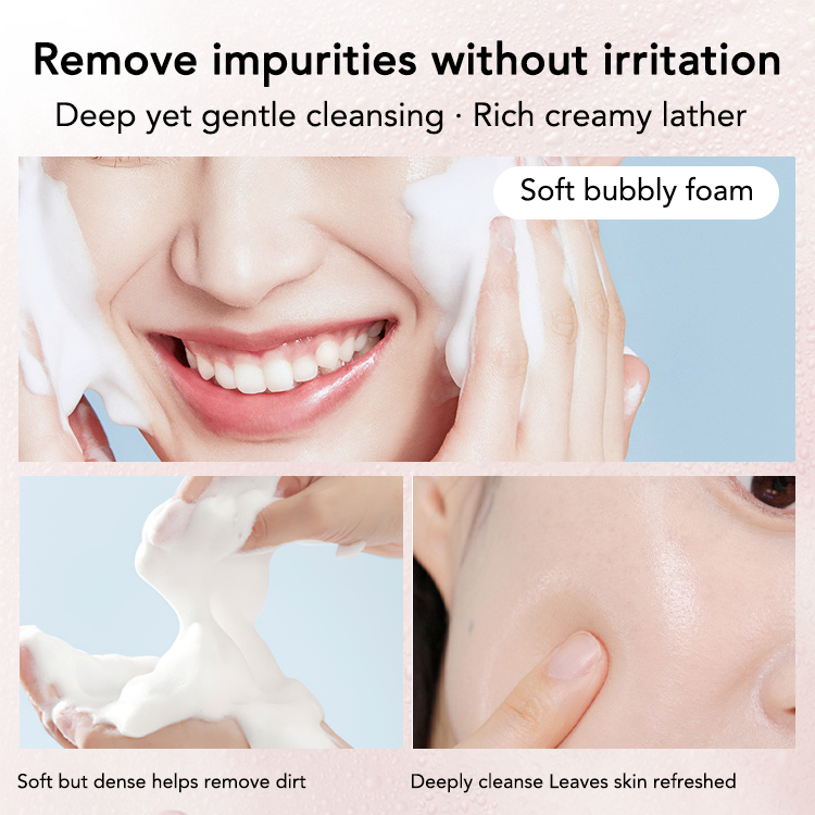 Low Ph Amino Acid Gentle Cleansing Mousse 120ml-Buy 1 take 1-Cleasing and Makeup remover in one(such as tone up cream and sunscreen)